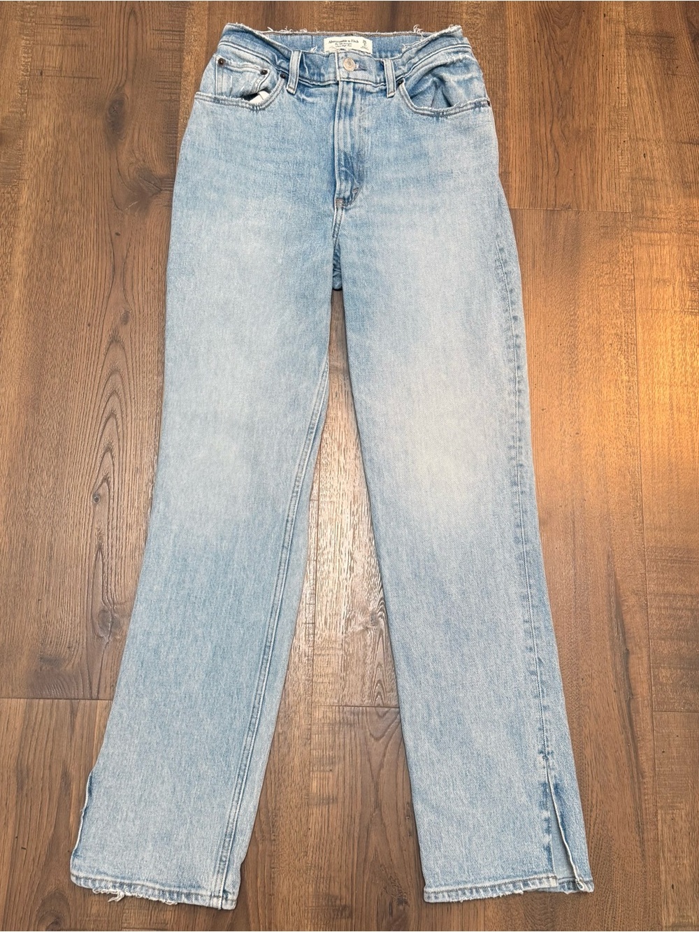 Abercrombie & Fitch The‎ 90s Straight ultra High Rise Curve Love Boot Cut 26